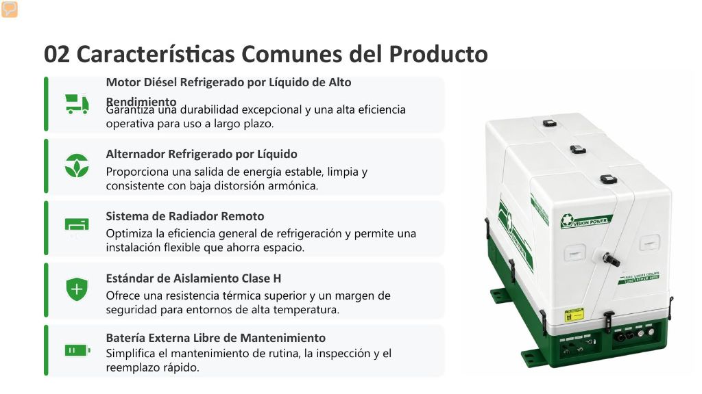 Unidad de generación eléctrica Power Solutions