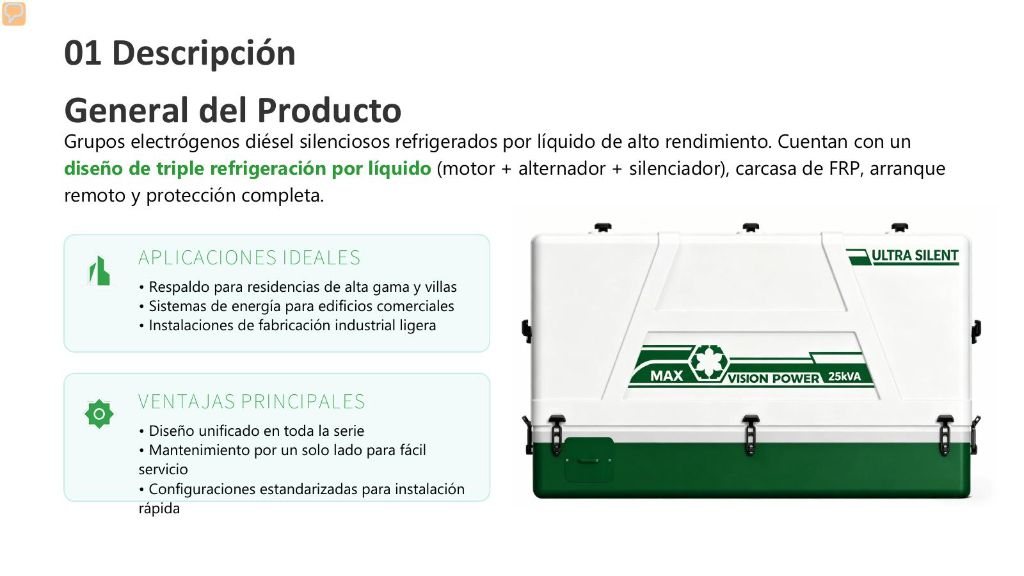 VP-18CSS diesel generator — VP-CSS line